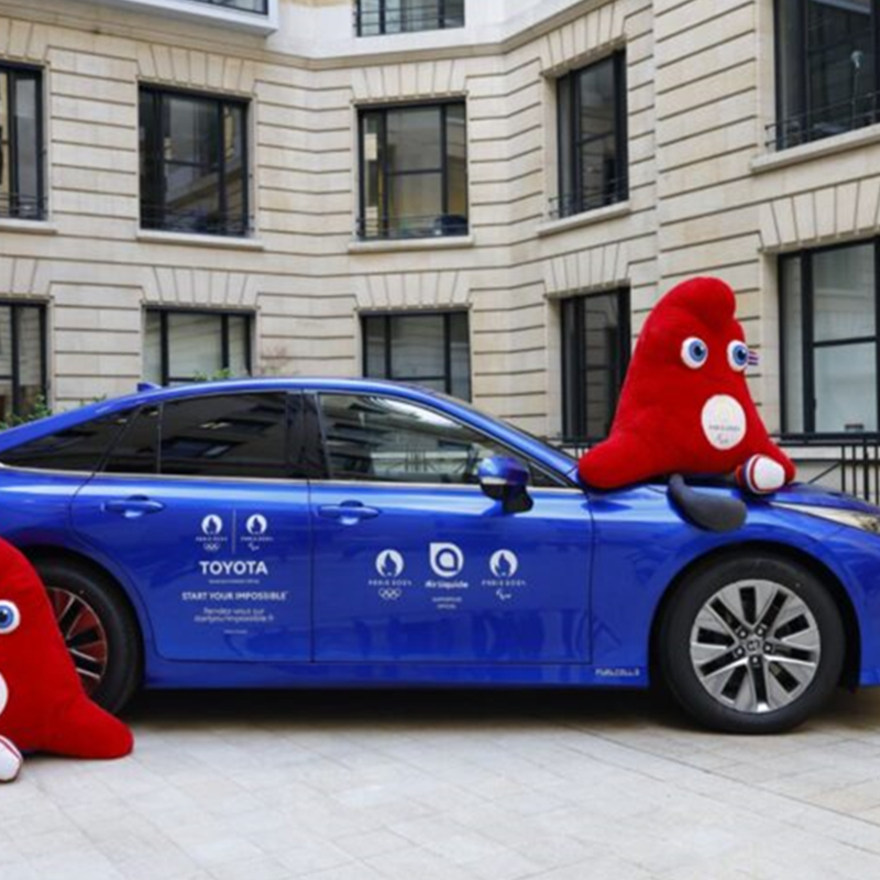 Air Liquide soutient Paris 2024 : fournira de l'hydrogène à 100 Toyota Mirai