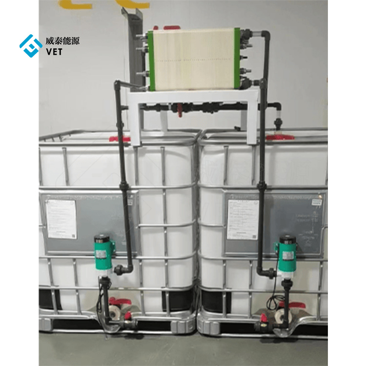 Système de batterie de flux de vanadium de 5kw 20kwh