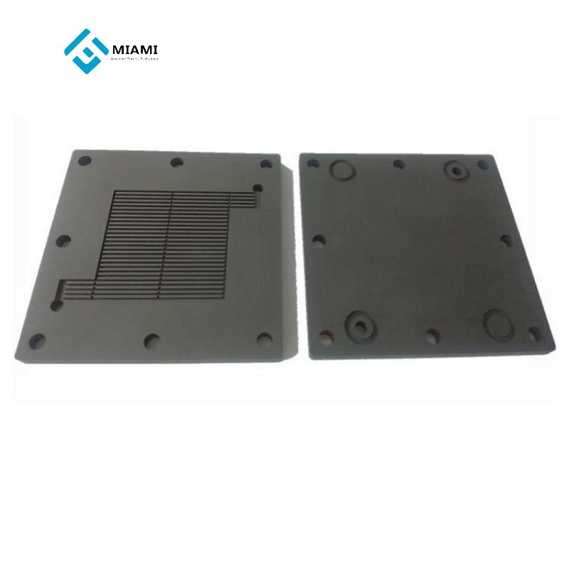 Plaque de graphite bipolaire Batterie Plaque bipolaire en graphite pour pile à combustible