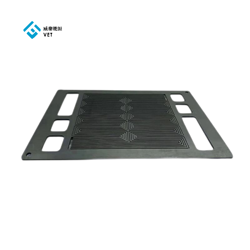 Plaques bipolaires à pile à combustible en matériau de graphite de haute qualité