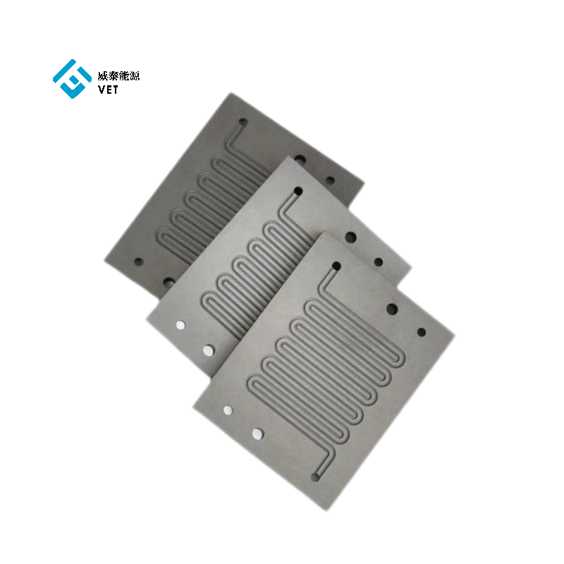 Plaques bipolaires de graphite pour piles à combustible efficaces