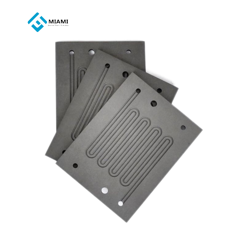 Plaque en graphite pour batterie à hydrogène Les plaques bipolaires en graphite