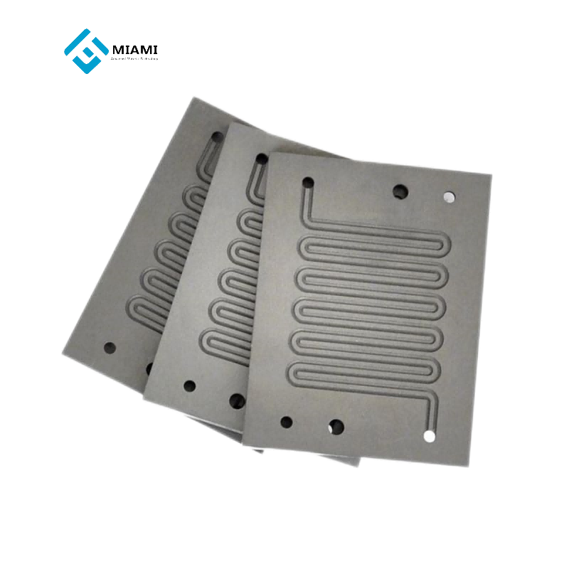 Plaques bipolaires pour piles à combustible graphite-hydrogène de haute précision