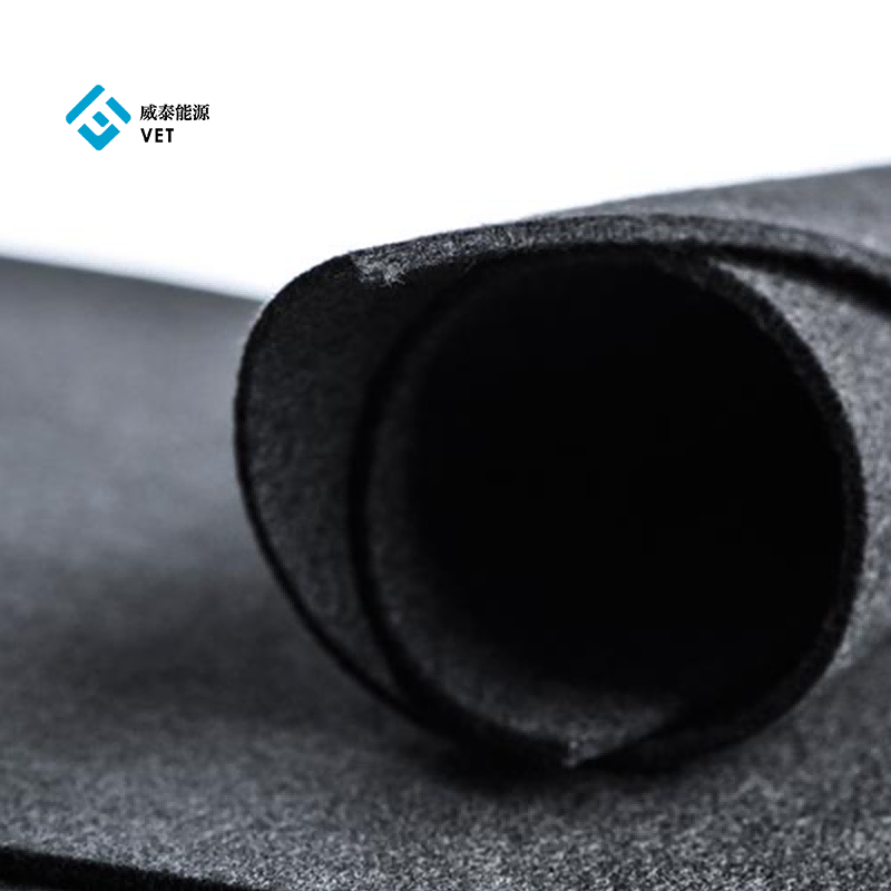 VBF en fibre de carbone en feutre pour les électrodes de batterie à flux liguide