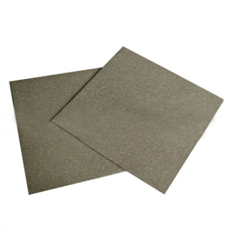 Tapis fritté en fibre de titane pour électrolyse de l'eau, tapis de diffusion de gaz platiné